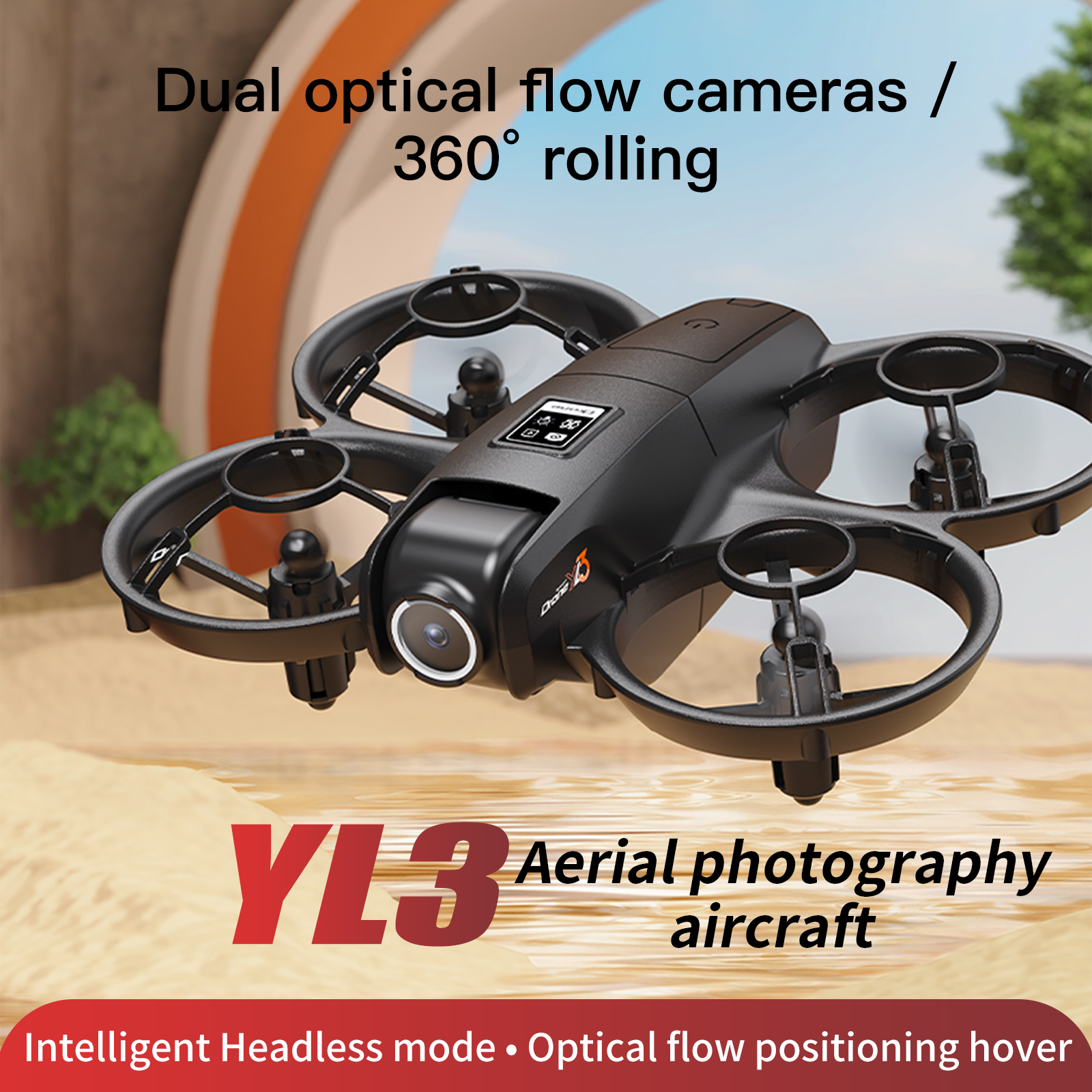 Drone Battery Box - YL3 Remote-Controlled Drone with 2.4-Inch Screen