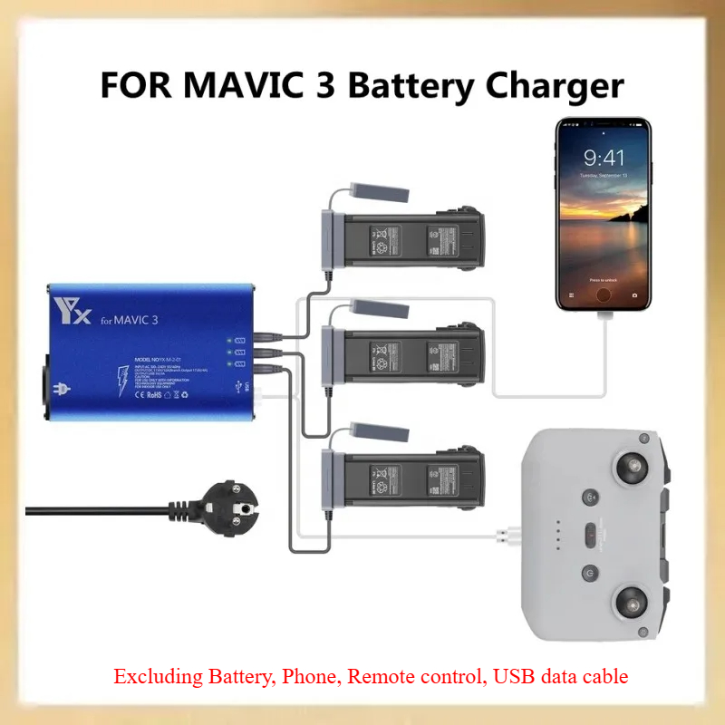 Battery Charger Hub 5in1 Charg - Drone Battery Smart recension och pris
