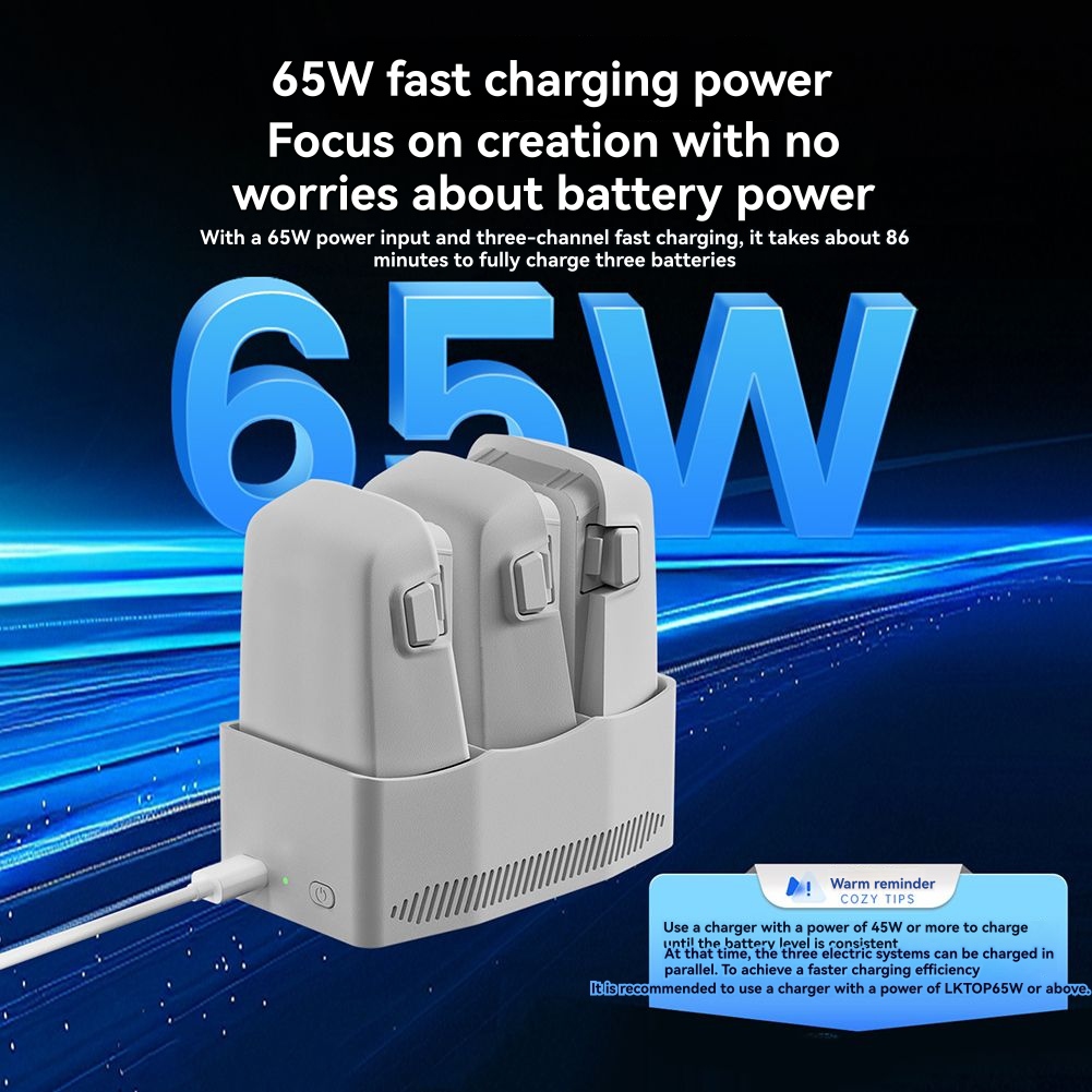 DTC5 65W Battery Charge Manage - Drone Battery Smart recension och pris