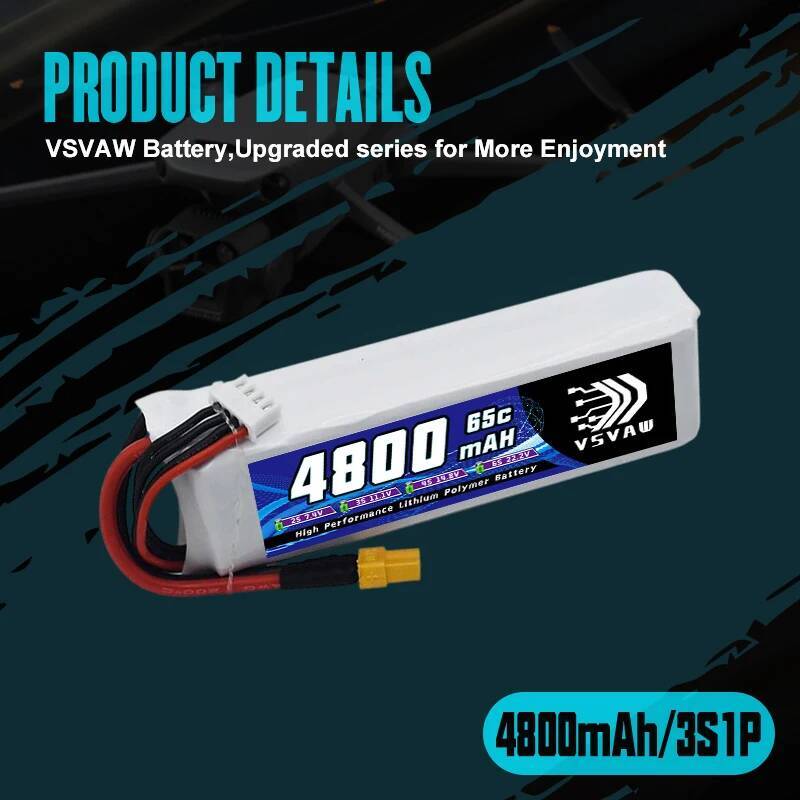 VSVAW 3S Lipo Battery for FPV  - Drone Battery Plate recension och pris