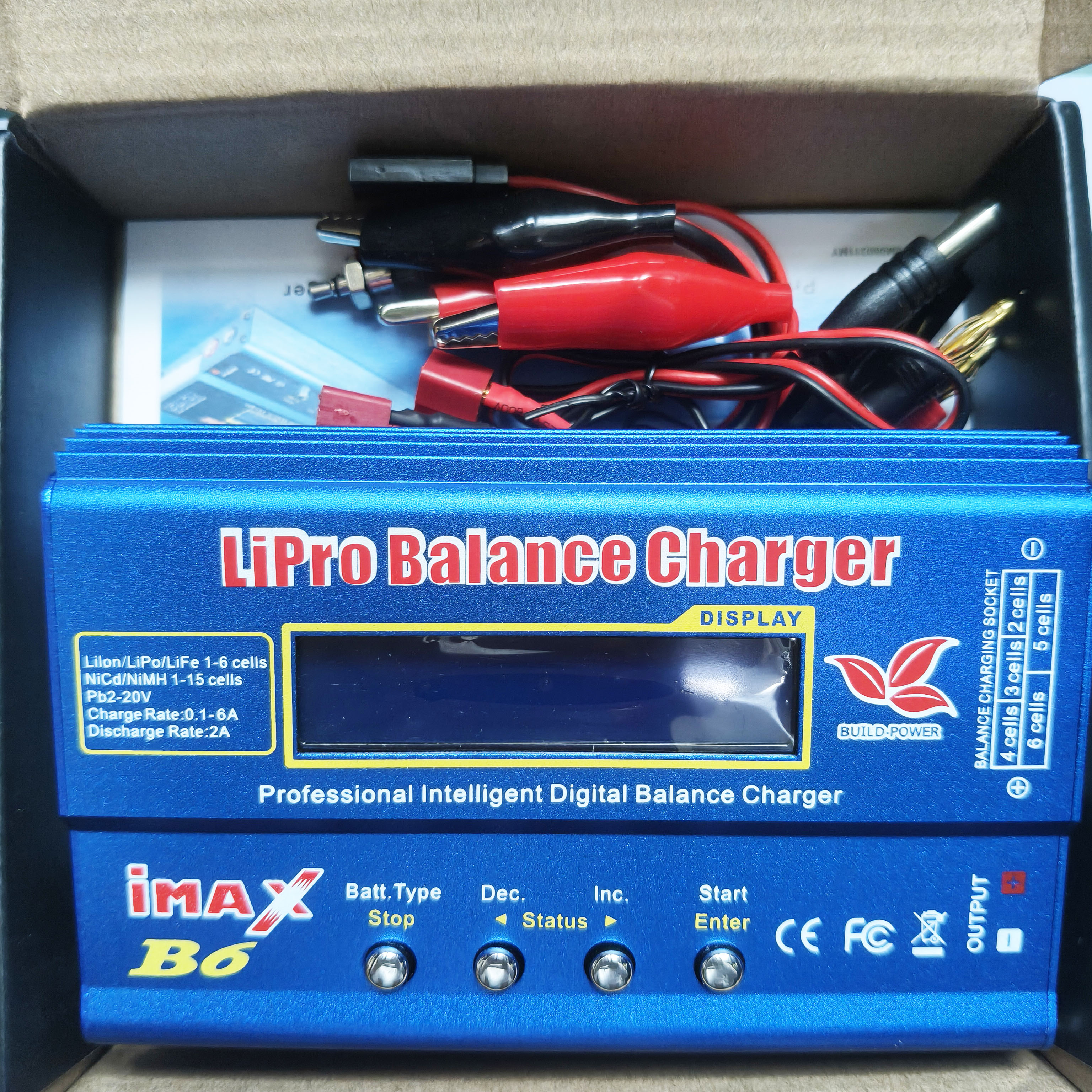 IMAX B6 / B6AC 80W T/XT60plug  - Drone Battery Balance Charger recension och pris