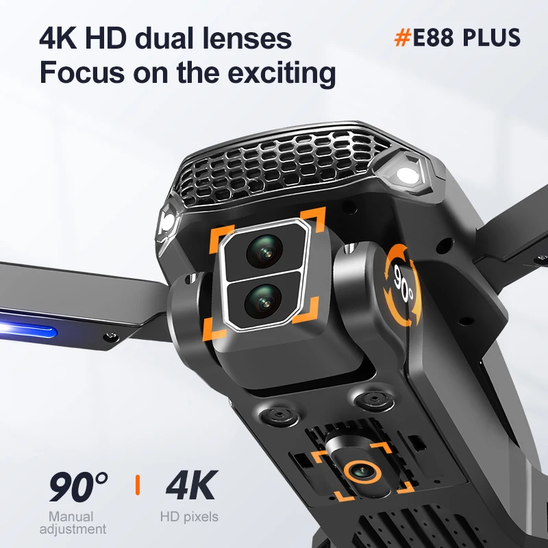 New E88 Plus Quadcopter Drone: - Drone Battery Box recension och pris