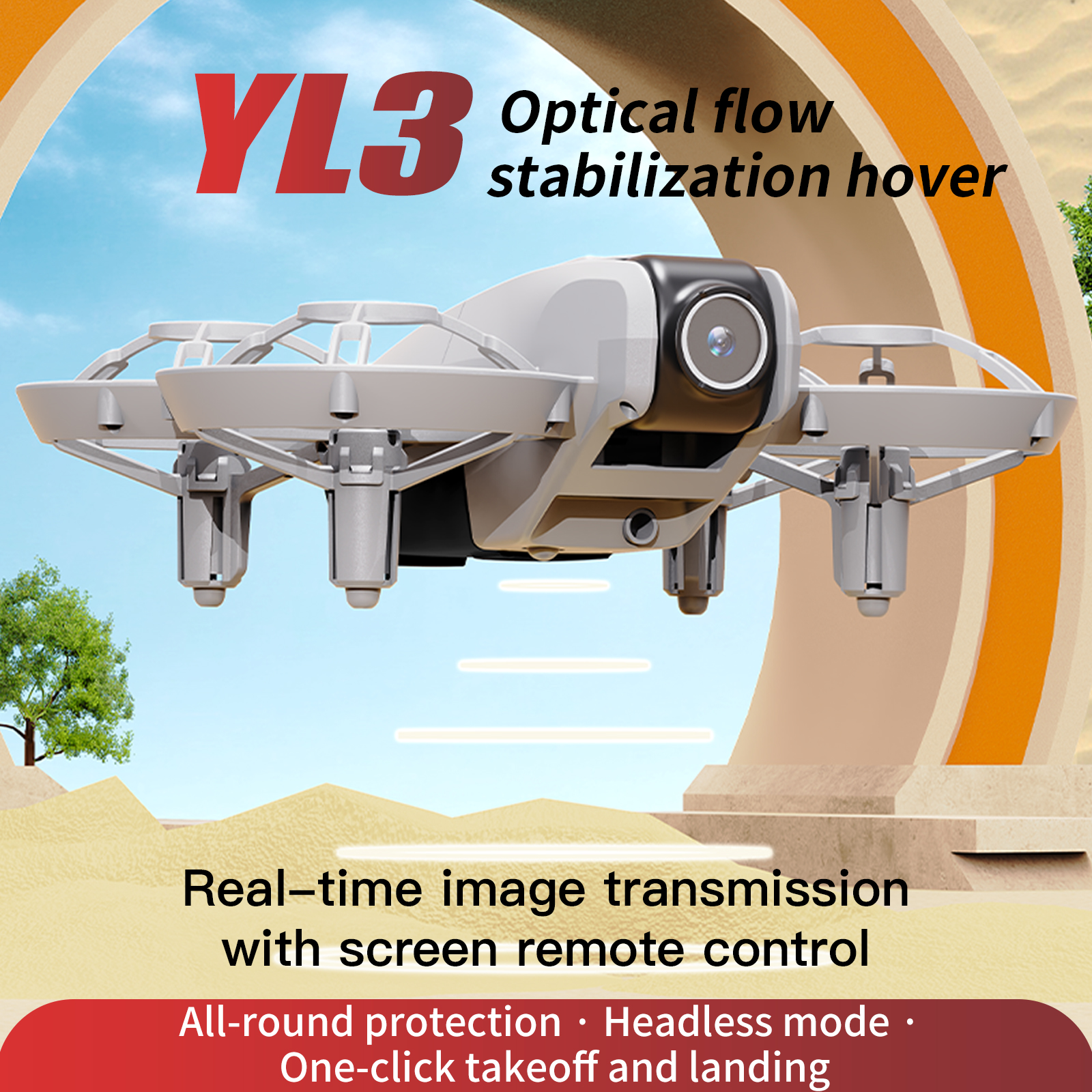 YL3 Remote-Controlled Drone wi - Drone Battery Box recension och pris