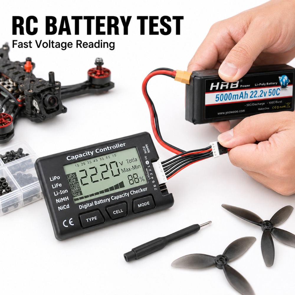 Battery Capacity Checker Digit - Drone Battery Voltage Checker recension och pris