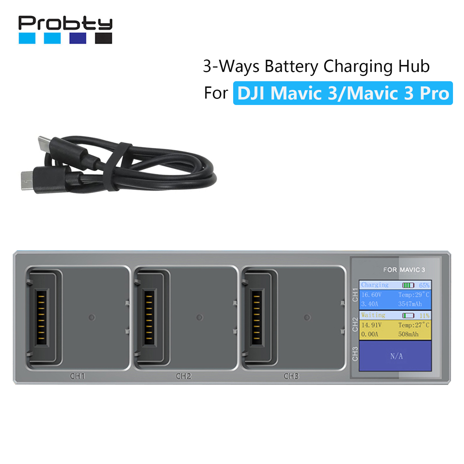 New 3 In 1 Charging Hub for DJ - Drone Battery Balance Charger recension och pris