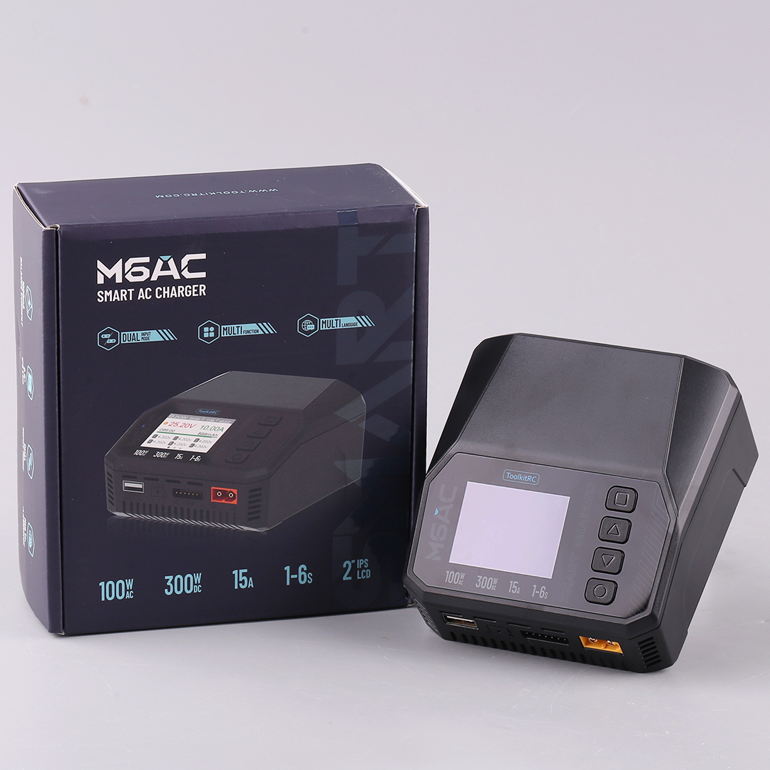 ToolkitRC M6AC 15A 300W Multif - Drone Battery 6S recension och pris