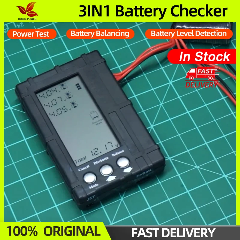 3in1 Battery Balancer LCD Disp - Drone Battery Voltage Checker recension och pris