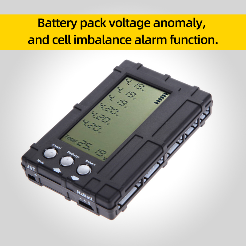3in1 Battery Balancer LCD Disp - Drone Battery Voltage Checker recension och pris