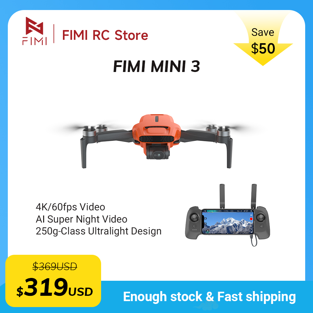 FIMI MINI 3 Camere drone 4K 60 - Drone Battery Smart recension och pris