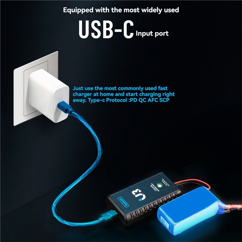Toolkitrc U3 Battery 2A 25W 2- - Drone Battery 3S recension och pris