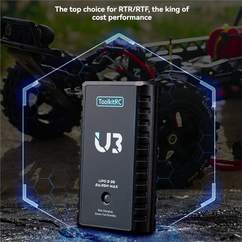 Toolkitrc U3 Battery 2A 25W 2- - Drone Battery 3S recension och pris