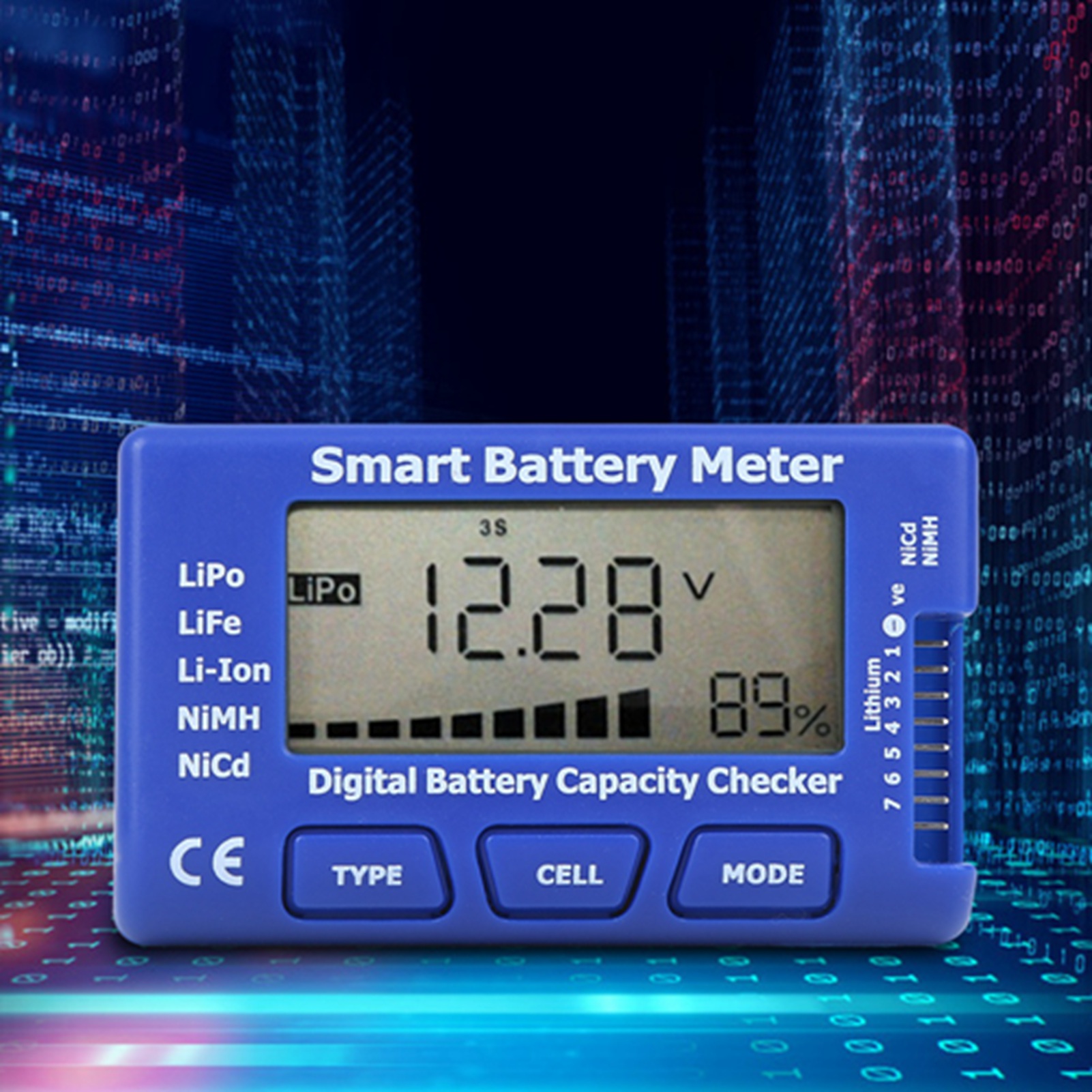5‑In‑1 Intelligent Digital Bat - Drone Battery Voltage Checker recension och pris